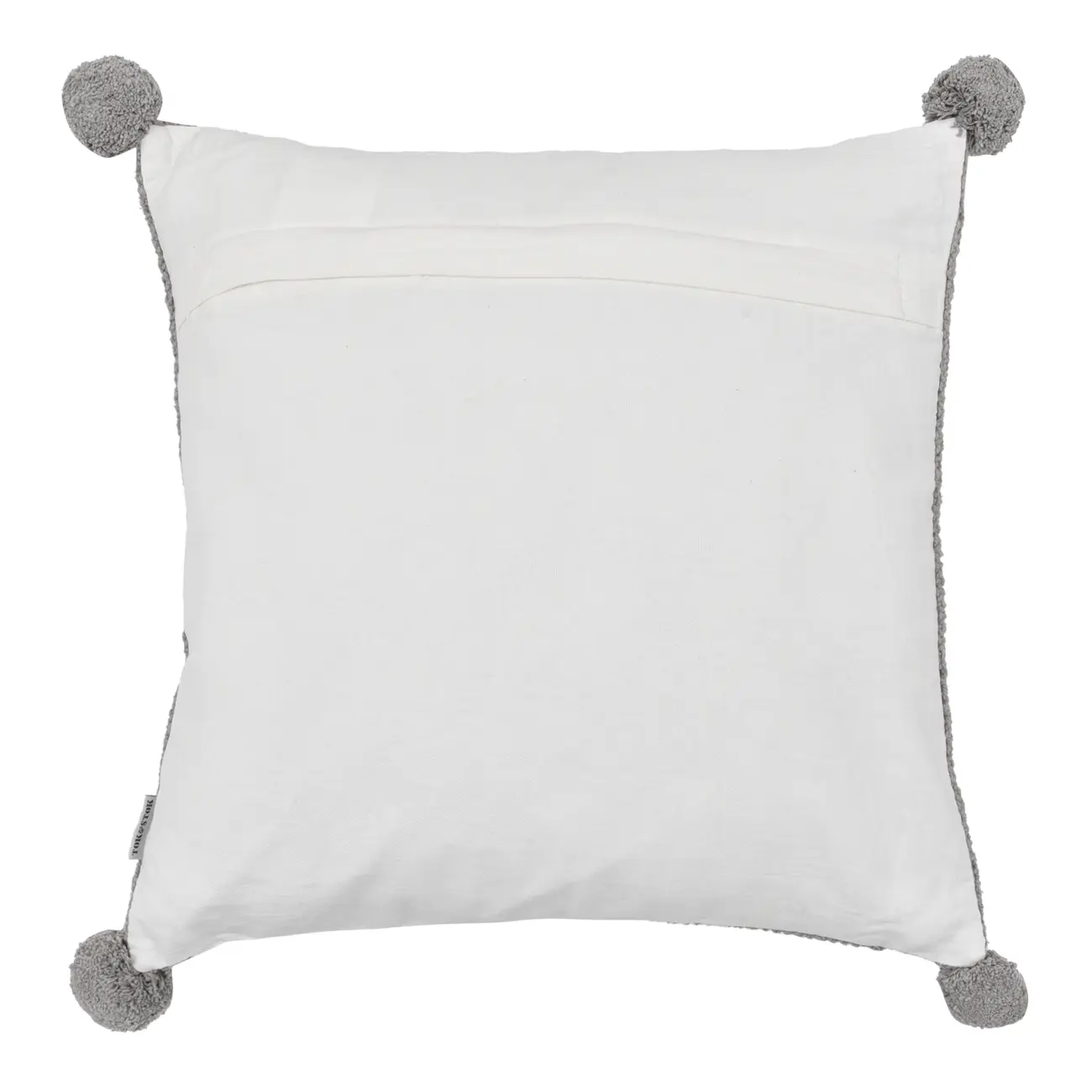 CAPA PARA ALMOFADA 45 CM X 45 CM CHANZY - CINZA PROVENCE - Foto 3