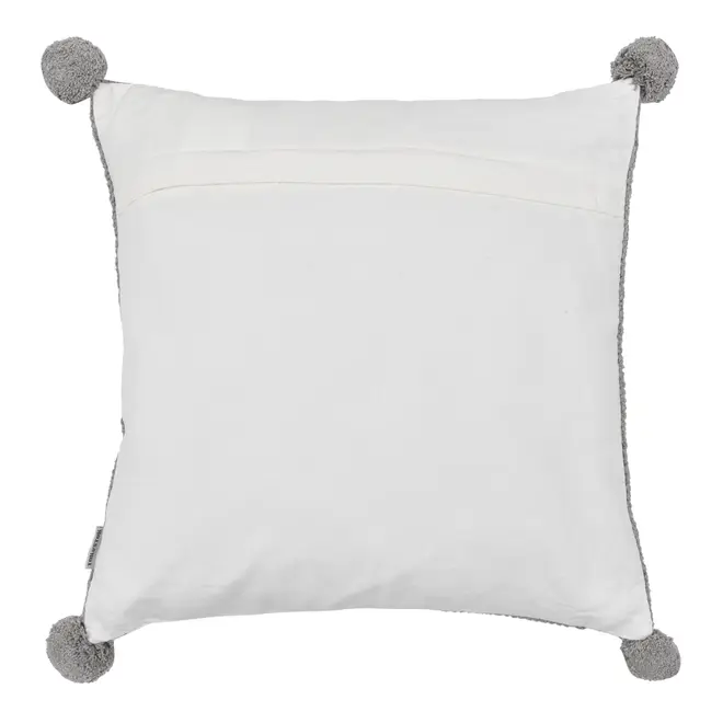 CAPA PARA ALMOFADA 45 CM X 45 CM CHANZY - CINZA PROVENCE - Foto 3