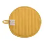 LUVA DE FORNO COM PEGADOR BLOOMBELOT - AMARELO HANBAR/MARROM DE LEI - Foto 4