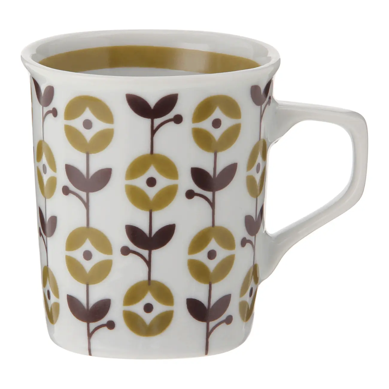 CANECA 230 ML BLOOMBELOT MARIGUARA - CAQUI/MARROM DE LEI - Foto 1