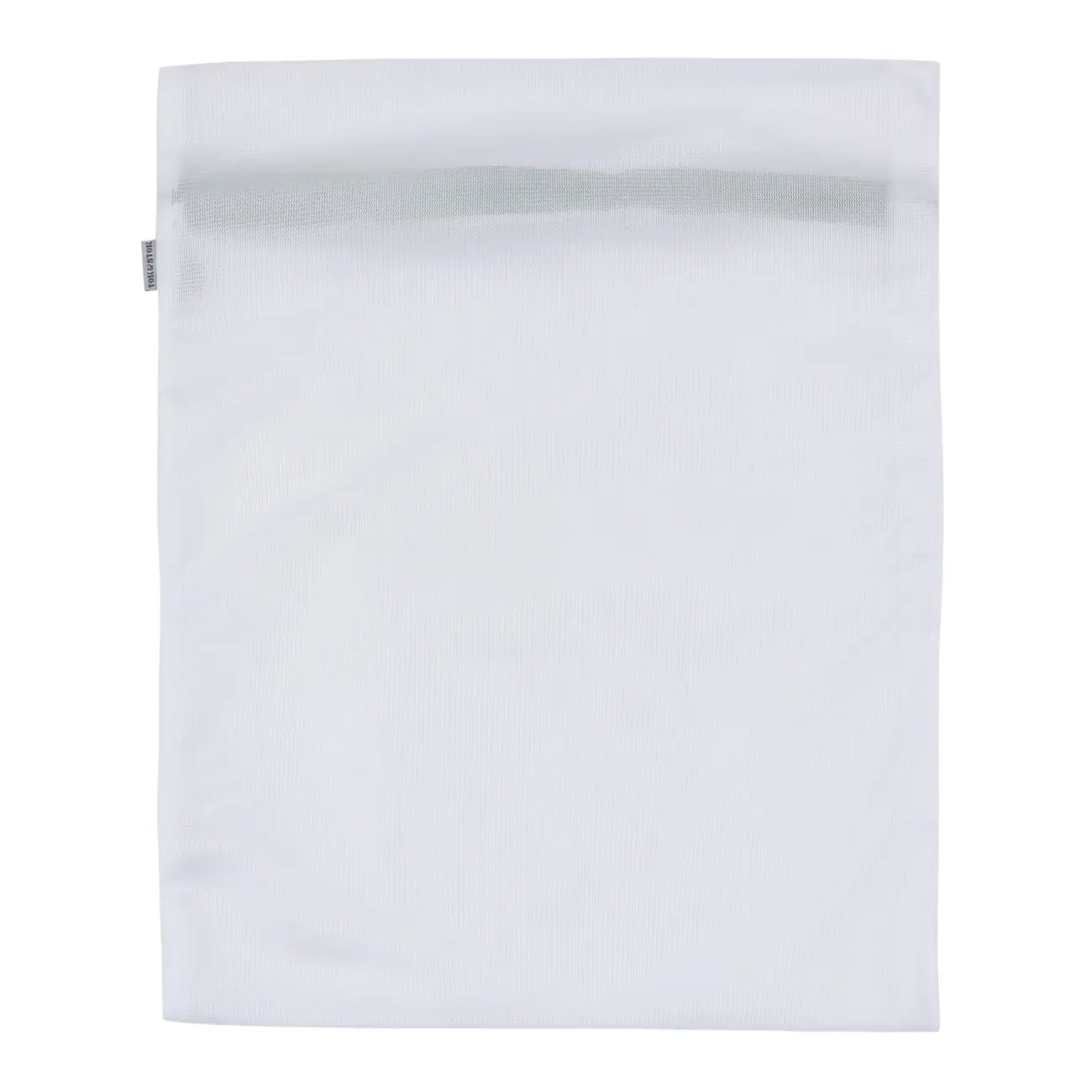 SACO PROTETOR PARA LAVAR ROUPA 57 CM X 46 CM SAFE - BRANCO/SÁLVIA - Foto 3