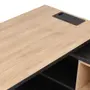 MESA COM BALCÃO 1 PORTA BASCULANTE/1 GAVETA 1,60 M X 1,60 M ALETA - KONKRET/OAK TAMMI - Foto 13