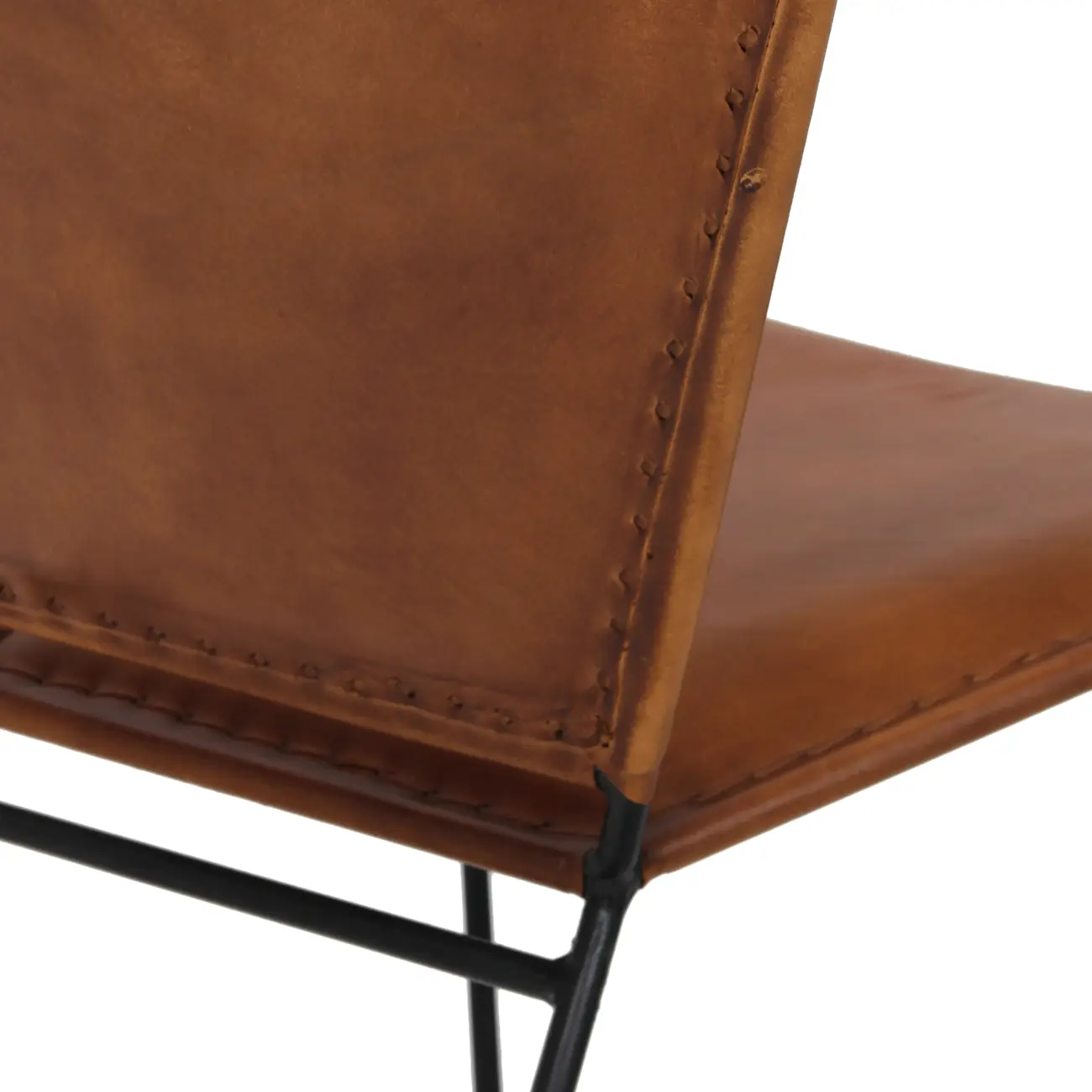 POLTRONA OLD JONES - PRETO/NOZES - Foto 9