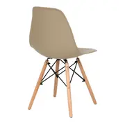 CADEIRA DE COZINHA EASY WOOD - FAIA BEGE - Foto 5