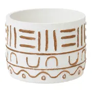 CAIXA 15 CM X 15 CM X 20 CM LIWALE - BRANCO/CANELA DO CEILÃO - Foto 5