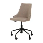 CADEIRA HOME OFFICE DANDY - PRETO/CAMELO - Foto 3