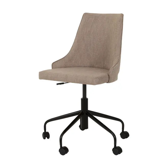 CADEIRA HOME OFFICE DANDY - PRETO/CAMELO - Foto 3