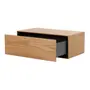 MESA DE CABECEIRA DE PAREDE 1 GAVETA THRUD - OAK TAMMI - Foto 3