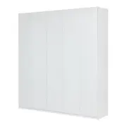 GUARDA-ROUPA DE CASAL 5 PORTAS 3 GAVETAS 45 MAXIMUS - BRANCO - Foto 2