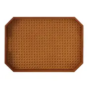 BANDEJA COM PALHINHA 38 CM X 26 CM ACÁCIA - ACÁCIA - Foto 6