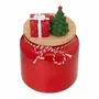 VELA POTE 15 CM ÁRVORE SANTA ROCKS - TERRACOTA/MUSGO - Foto 4