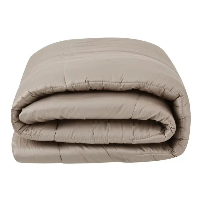 EDREDOM KING 2,60 M X 2,80 M HIGH-SATIN - CAMELO - Foto 3