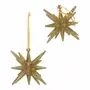 PINGENTE ESTRELA 11 CM FINE FESTIVITY C/2 - OURO - Foto 2