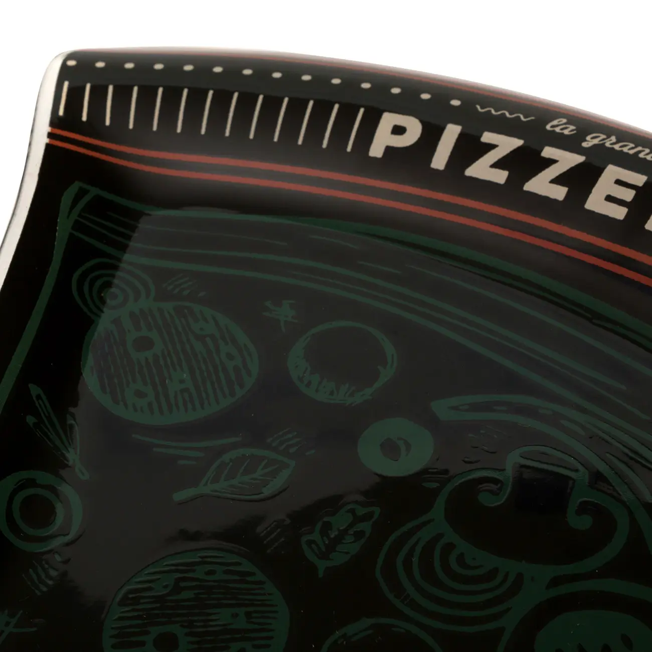 PRATO FATIA LA GRANDE PIZZERIA - ENGLISH GREEN/PRETO - Foto 4