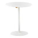 BRANCO - MESA LATERAL REDONDA 42 CM DART REG