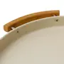 BANDEJA 36 CM MIXED BAMBOO - OFF WHITE/BAMBU - Foto 6