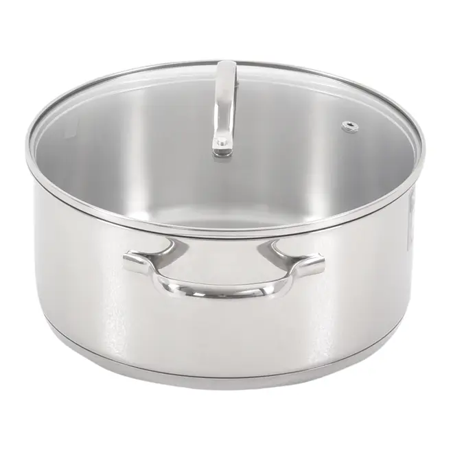 CAÇAROLA 24 INDUÇÃO CM UNA - INOX/INCOLOR - Foto 5