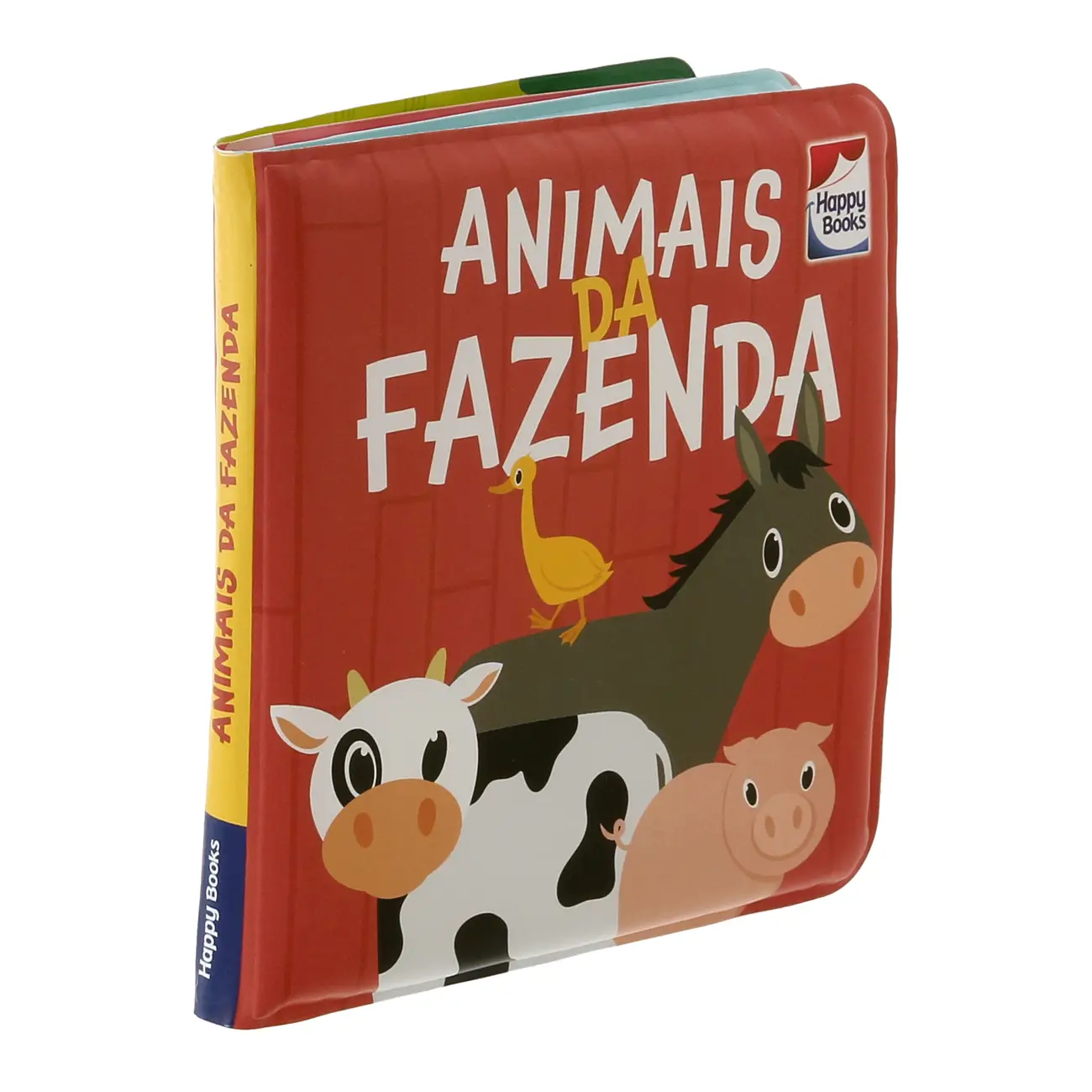 BANHO DIVERTIDO + TOYS: ANIMAIS DA FAZENDA LIVRO INFANTIL - MULTICOR - Foto 2