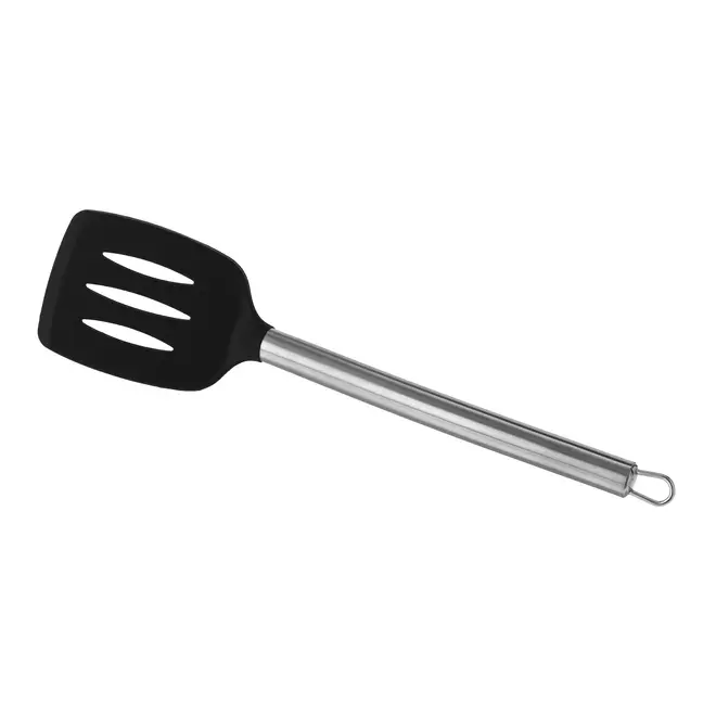 ESPÁTULA VAZADA 35 CM COOKING - INOX/PRETO - Foto 3