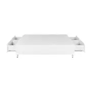 CAMA BOX CASAL 138 C/GAV TATOU MACIO/MAX - CINZA/BRANCO - Foto 5