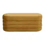 PUFF 1,07 M X 44 CM PLUMP - DOURADO - Foto 1