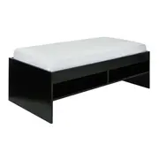 CAMA DE SOLTEIRO ALTA COM 2 GAVETAS 88 CM JOKER - PRETO - Foto 6