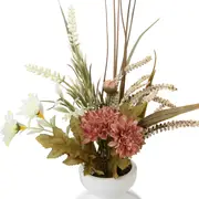 ARRANJO FLEURS - BRANCO/MALVA - Foto 5