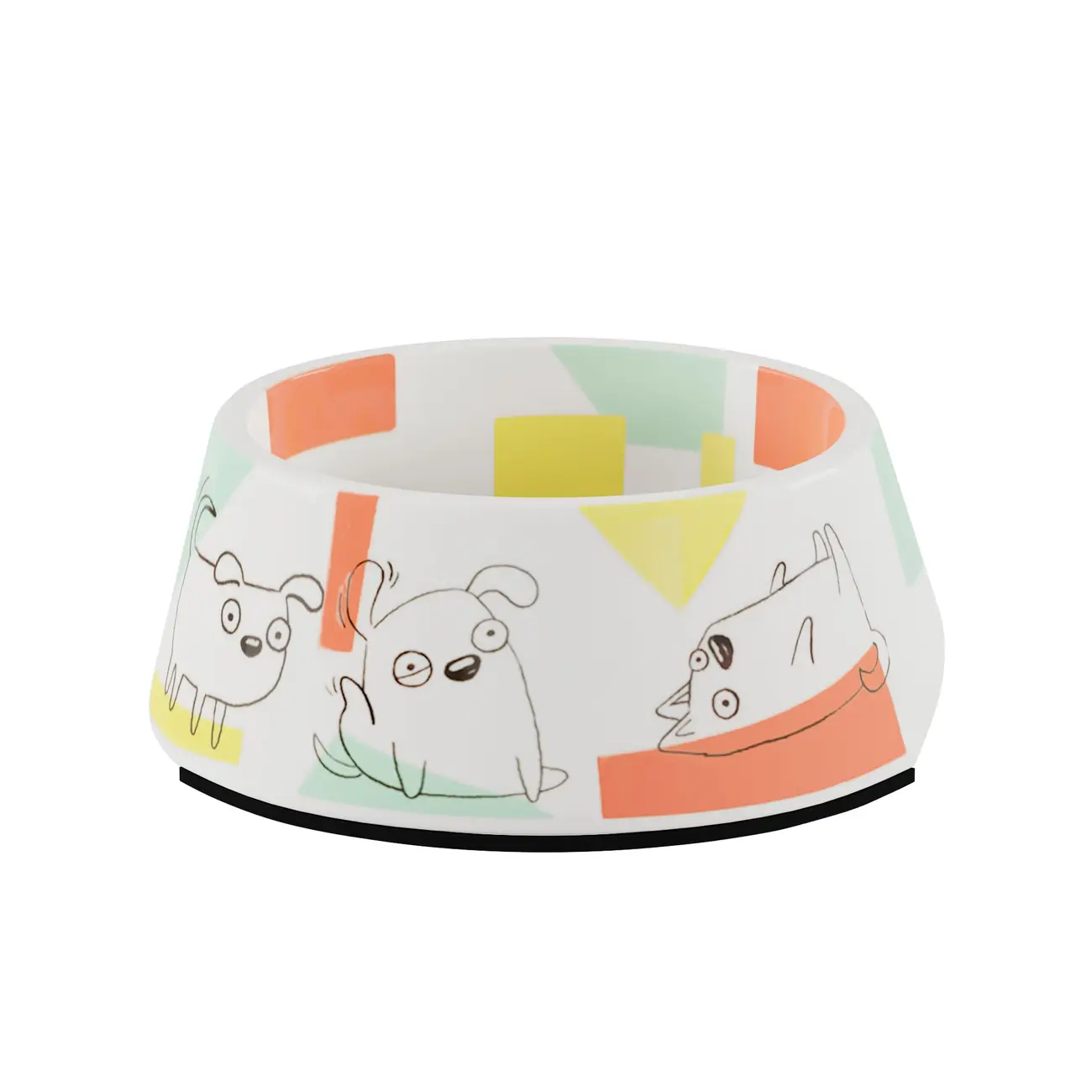 COMEDOURO PARA PET 19 CM BALOO - CORES CALEIDOCOLOR/INOX - Foto 31