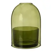 SUPORTE VELA COM REDOMA GARGANO	 - MUSGO - Foto 1