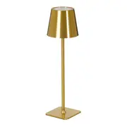 LUMINÁRIA DE MESA LED RECARREGÁVEL KROM - OURO - Foto 2