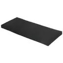 PRETO - ALMOFADA PARA SOFÁ 2 LUGARES LIPTO