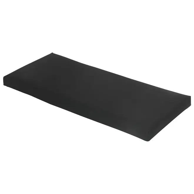 ALMOFADA PARA SOFÁ 2 LUGARES LIPTO - PRETO - Foto 1