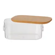 CAIXA 6 CM X 14 CM X 9 CM BAMBOO PRATIC - INCOLOR/BAMBU - Foto 4