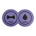 TAPETE PARA COMEDOURO PET FOOD WATER