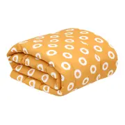 EDREDOM SOLTEIRO 1,60 M X 2,40 M VOA PASSARIM - AMARELO HANBAR/MULTICOR - Foto 2