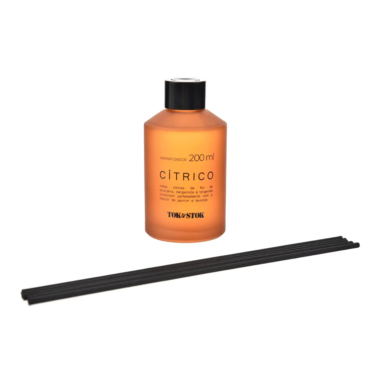 AROMATIZADOR CÍTRICO 200 ML ESSENCIALS - TERRACOTA/PRETO - Foto 2