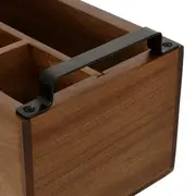 FORJ PORTA-UTENSÍLIOS ACÁCIA TIMBRE - ACÁCIA/PRETO - Foto 9