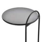 MESA LATERAL 32 CM X 37 CM ORBIT - PRETO/PRETO - Foto 5
