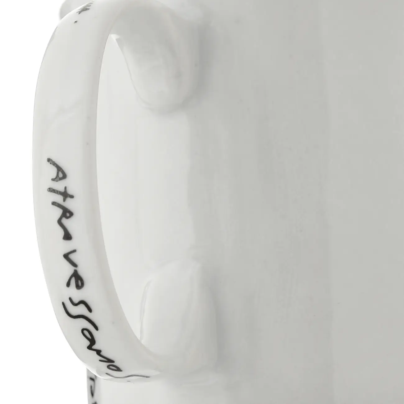 CANECA 350 ML LIVRO EM LOUÇAS - BRANCO/PRETO - Foto 9