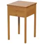 MESA DE CABECEIRA 2 GAVETAS MODEL - AMÊNDOA - Foto 2