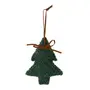 PINGENTE ÁRVORE 9 CM VILAREJO NOEL - CIPRESTE - Foto 1
