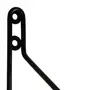 SUPORTE PARA PRATELEIRA COM 2 PEÇAS FINELINE - PRETO - Foto 4