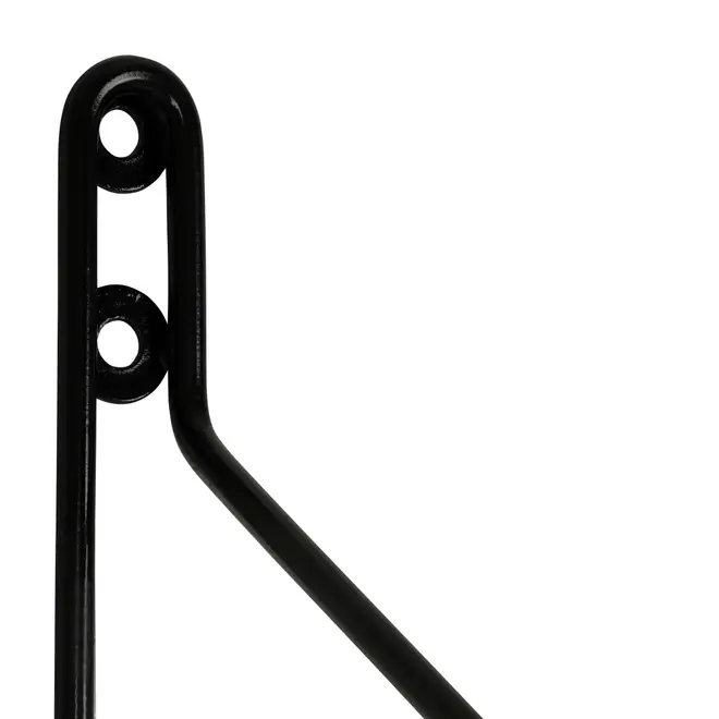 SUPORTE PARA PRATELEIRA COM 2 PEÇAS FINELINE - PRETO - Foto 4