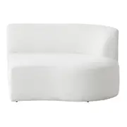 SOFÁ 4 LUGARES ESTENDIDO DIREITO ÔNDULO - BOUCLÉ BRANCO - Foto 7