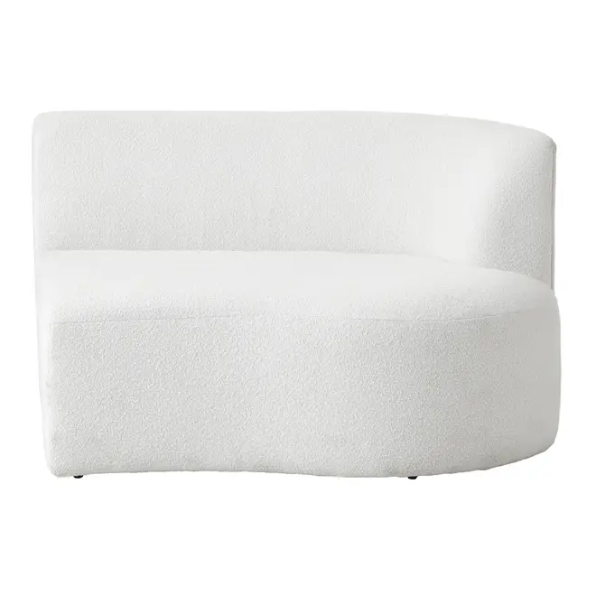 SOFÁ 4 LUGARES ESTENDIDO DIREITO ÔNDULO - BOUCLÉ BRANCO - Foto 7