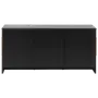 BUFFET 3 PORTAS/1 GAVETA 1,60 M X 46 CM INDOOR - PRETO - Foto 1
