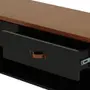 RACK 3 GAVETAS 1,80 M X 43 CM PELICANO - PRETO/NOZES - Foto 5
