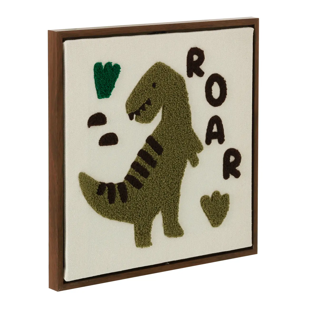 QUADRO 30 CM X 30 CM REX ROAR - CASTANHO/ENGLISH GREEN - Foto 2