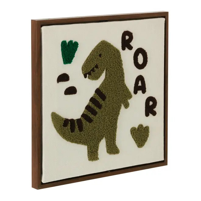 QUADRO 30 CM X 30 CM REX ROAR - CASTANHO/ENGLISH GREEN - Foto 2