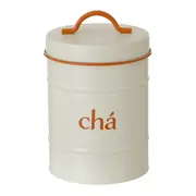 POTE 1 L BODEGA CHÁ - OFF WHITE/CASCA DE URUCUM - Foto 1